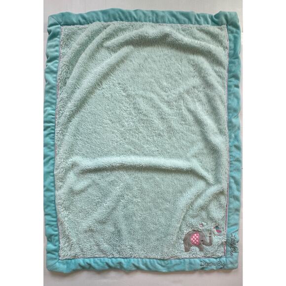 Koala Baby Green Pink Elephant Bird Dream Big Little One Plush Blanket Kids - Picture 3 of 7